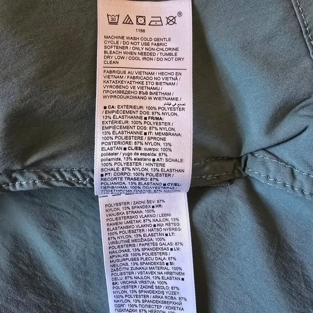 Athleta Advantage Poplin Top Quarter Zip Pullover Jacket